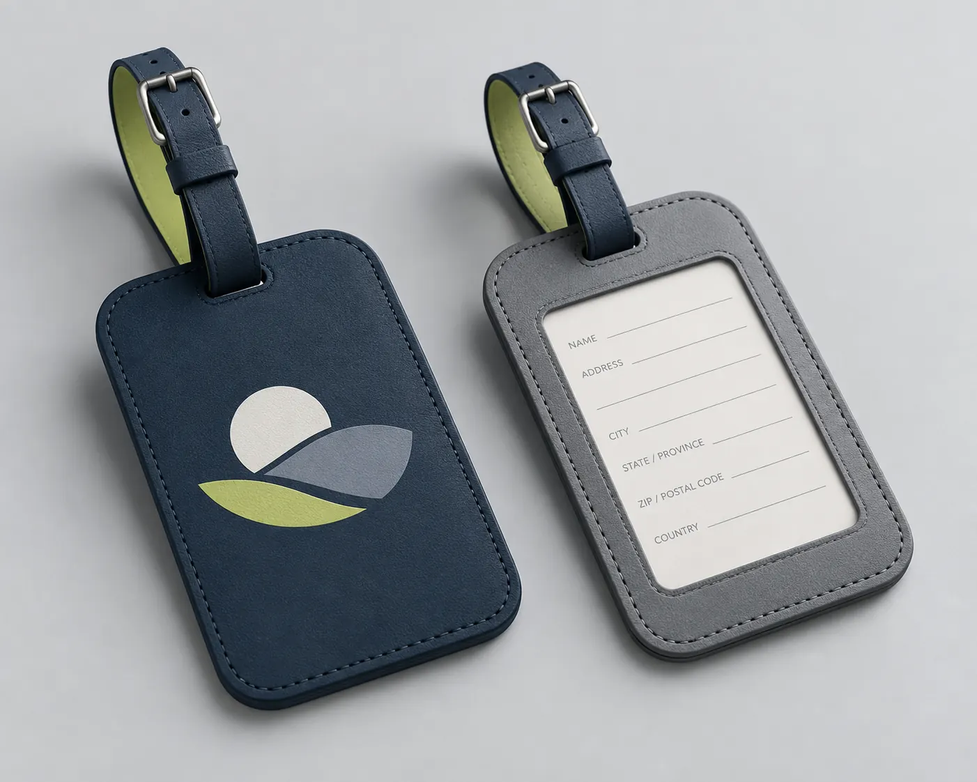 Luggage Tags — illustrative design concept
